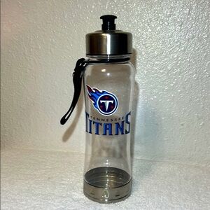 Tennessee Titans Clear Water Bottle